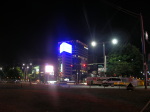 清渓広場から撮影した周辺の夜景